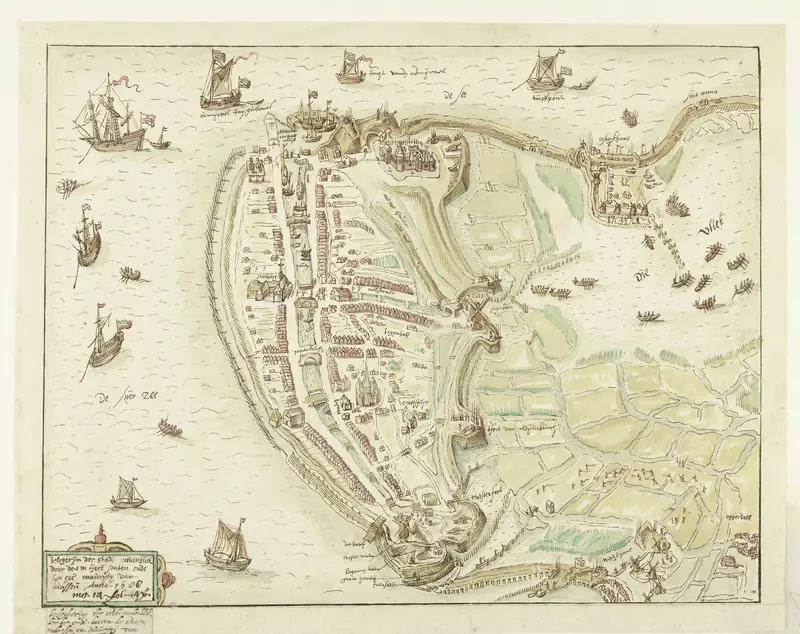 Beleg van Medemblik, 1588 Wall Art by anonymous - High-Resolution Digital Print