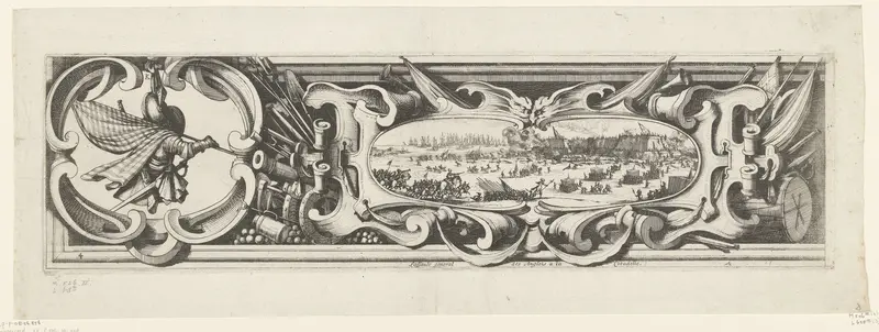 Beleg van Saint Martin op het Île de Ré, juli-november 1627 (randwerk, deel linksonder) Wall Art by Jacques Callot - High-Resolution Digital Print