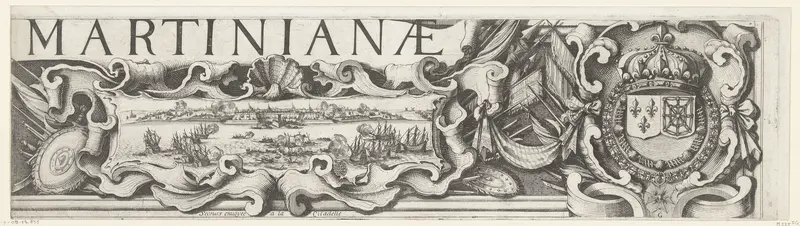 Beleg van Saint Martin op het Île de Ré, juli-november 1627 (randwerk, deel rechtsboven) Wall Art by Abraham Bosse - High-Resolution Digital Print