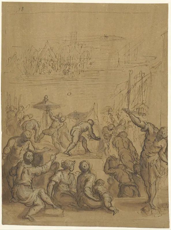 Beleg van Venetië Wall Art by Jacopo Palma (il Giovane) - High-Resolution Digital Print