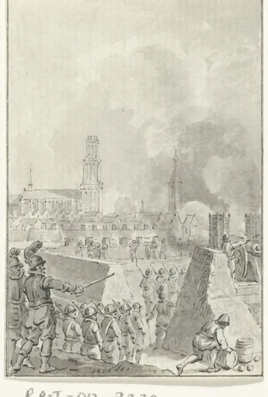 Beleg van Zaltbommel, 1599 Wall Art by Jacobus Buys - High-Resolution Digital Print