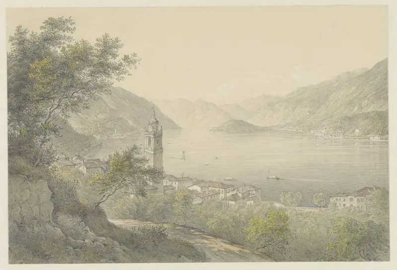 Bellagio, aan het Comomeer Wall Art by Karoly Lajos Libay - High-Resolution Digital Print