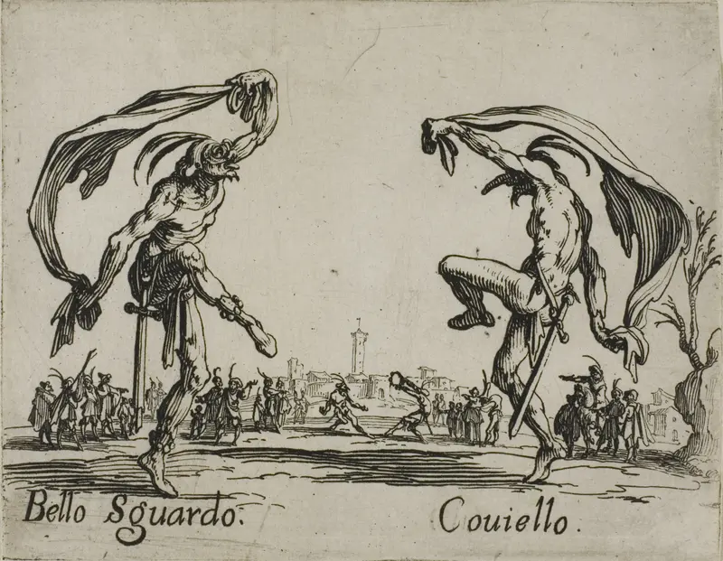 Bello Sguardo - Coviello, plate 18 from Balli di Sfessania