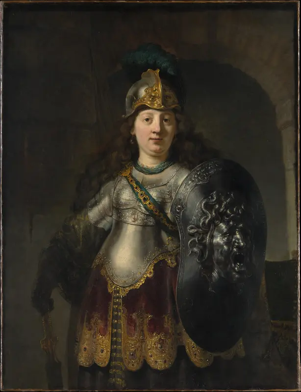 Bellona Wall Art by Rembrandt (Rembrandt van Rijn) - High-Resolution Digital Print
