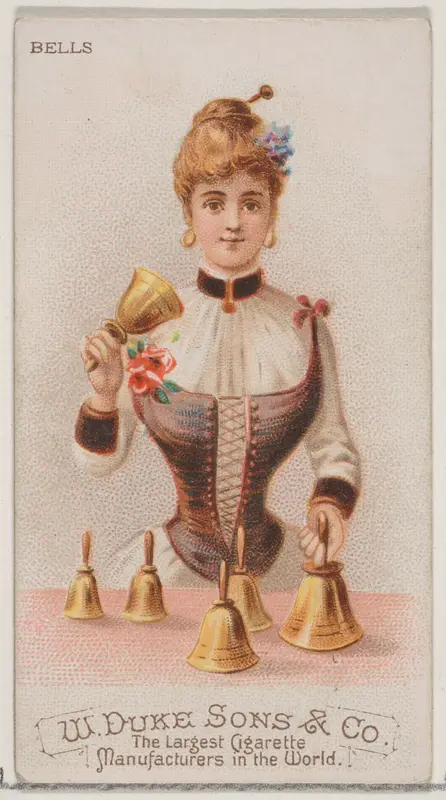 Bells, from the Musical Instruments series (N82) for Duke brand cigarettes Wall Art by W. Duke, Sons & Co. - High-Resolution Digital Print