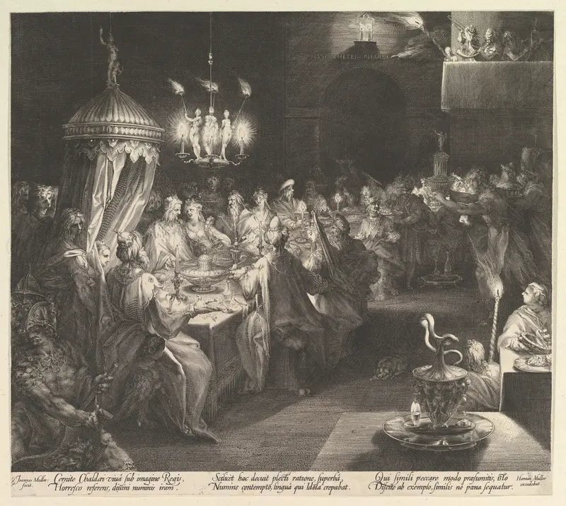 Belshazzar's Feast Wall Art by Jan Muller - High-Resolution Digital Print