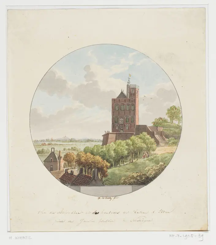 Belvédère te Nijmegen Wall Art by Henricus Franciscus Wiertz - High-Resolution Digital Print
