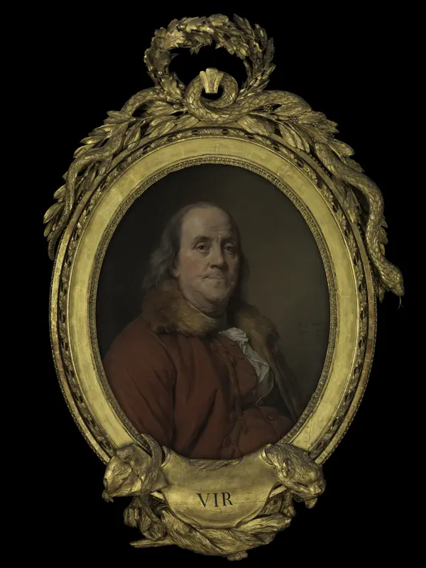 Benjamin Franklin (1706–1790) Wall Art by Joseph Siffred Duplessis - High-Resolution Digital Print