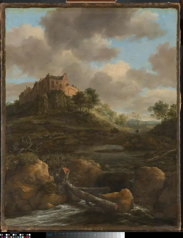 Bentheim Castle Wall Art by Jacob Isaacksz van Ruisdael - High-Resolution Digital Print