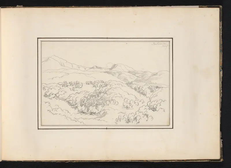 Bergachtig landschap te Belmonte Wall Art by Unknown - High-Resolution Digital Print