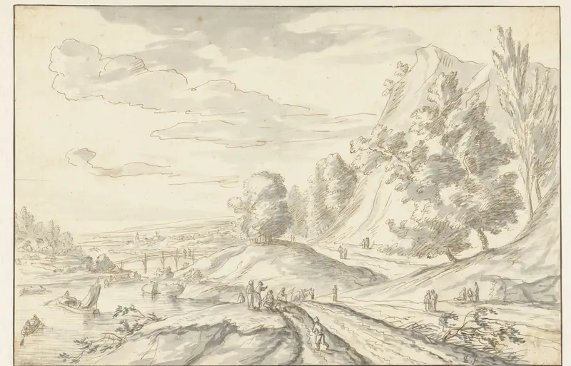 Berglandschap Wall Art by Louis Chalon - High-Resolution Digital Print