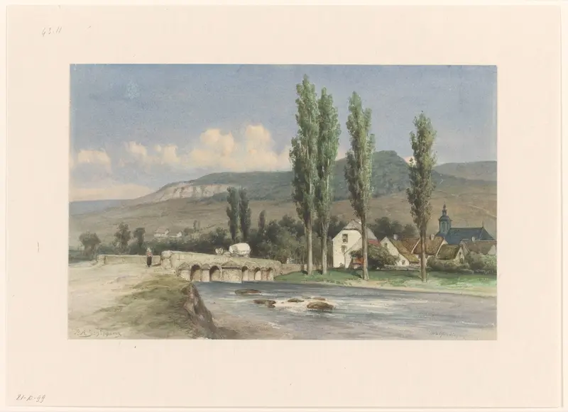 Berglandschap bij Walferdange, Luxemburg Wall Art by Piet Schipperus - High-Resolution Digital Print