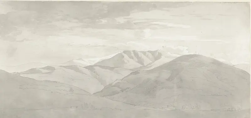 Berglandschap in Italië Wall Art by Hendrik Voogd - High-Resolution Digital Print