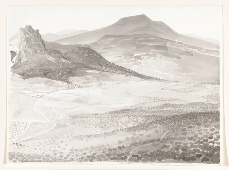 Berglandschap in Spanje Wall Art by Unknown - High-Resolution Digital Print
