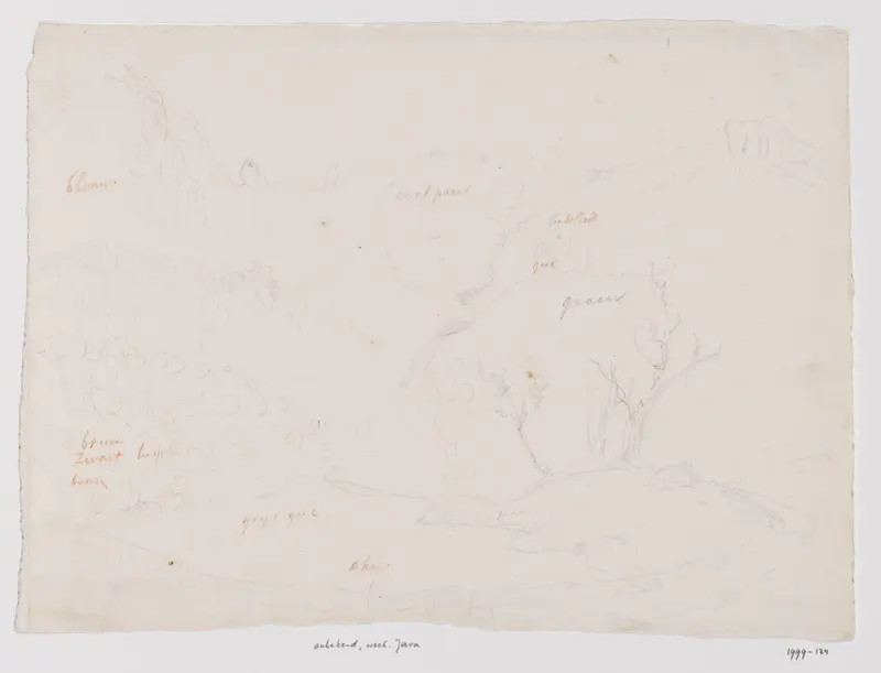 Berglandschap, Java Wall Art by Adrianus Johannes Bik - High-Resolution Digital Print