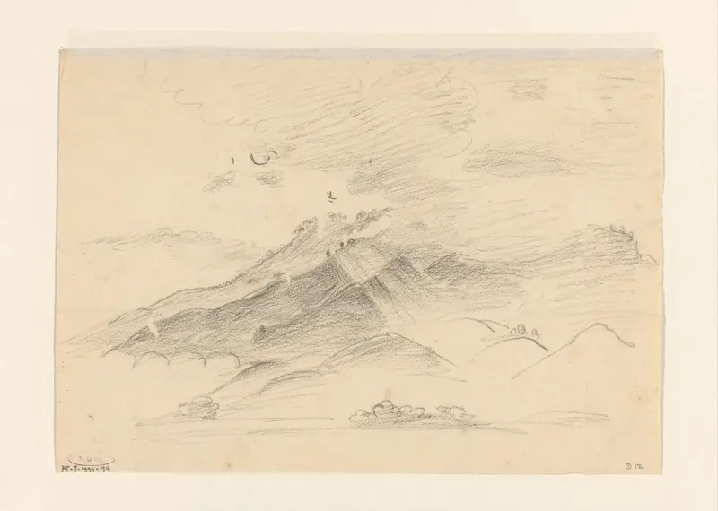 Berglandschap op West-Java Wall Art by Adrianus Johannes Bik - High-Resolution Digital Print
