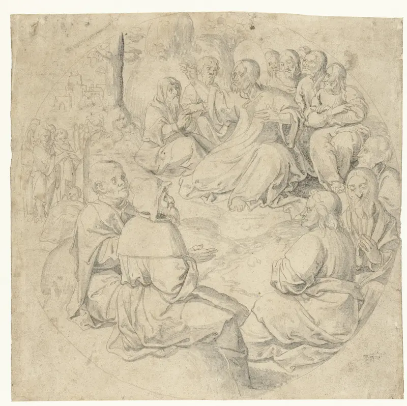 Bergrede van Christus Wall Art by Monogrammist CM (Duitsland) - High-Resolution Digital Print