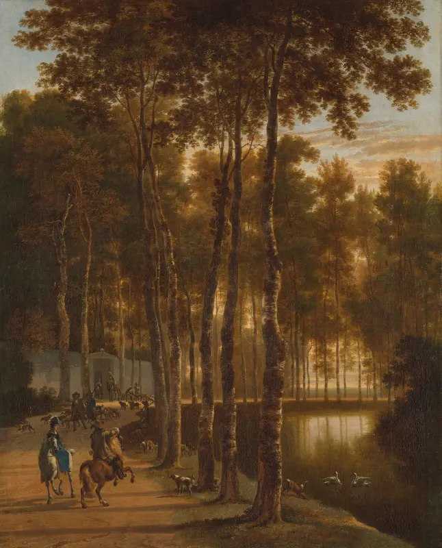 Berkenlaan Wall Art by Jan Hackaert - High-Resolution Digital Print