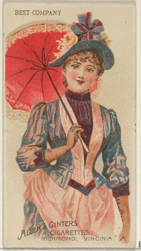 Best Company, from the Parasol Drills series (N18) for Allen & Ginter Cigarettes Brands Wall Art by Allen & Ginter - High-Resolution Digital Print
