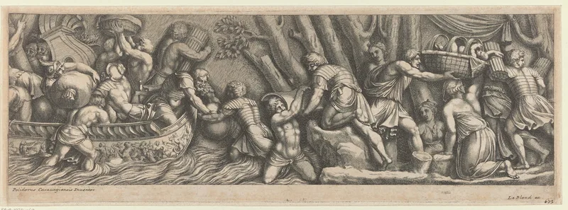 Bevoorraden van schepen Wall Art by Anonymous - High-Resolution Digital Print
