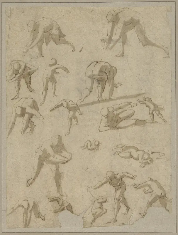 Bewegende figuren Wall Art by Unknown - High-Resolution Digital Print