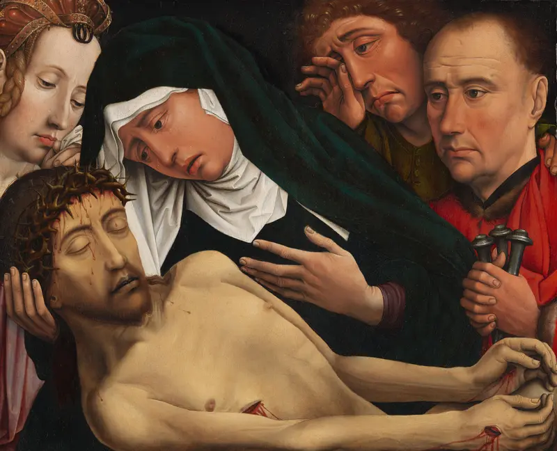 Bewening van Christus Wall Art by Colijn de Coter - High-Resolution Digital Print
