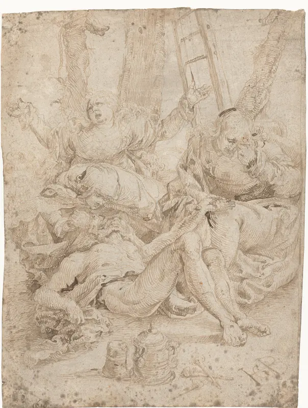 Bewening van Christus Wall Art by Aertgen Claesz van Leyden - High-Resolution Digital Print