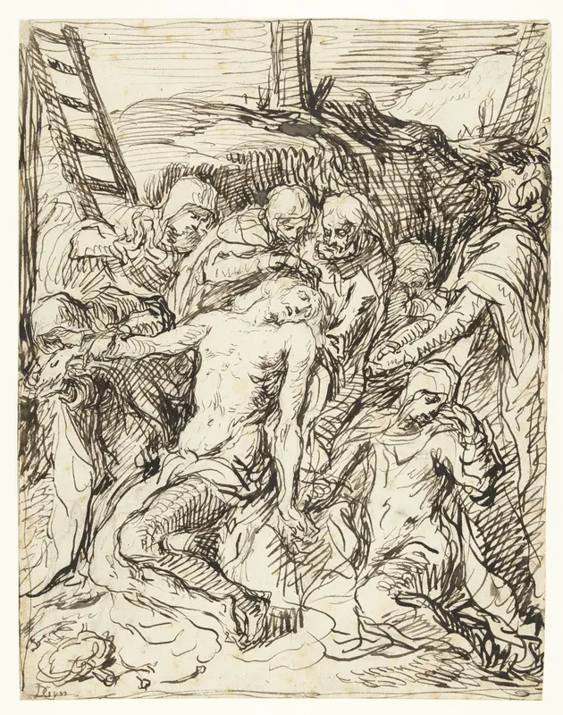 Bewening van Christus Wall Art by Jacques de Gheyn (II) - High-Resolution Digital Print