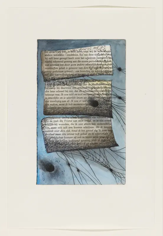Bewerkte pagina uit een boek Wall Art by Unknown - High-Resolution Digital Print