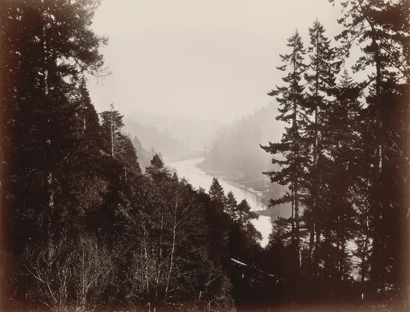 Big River, from the Rancherie, Mendocino, California