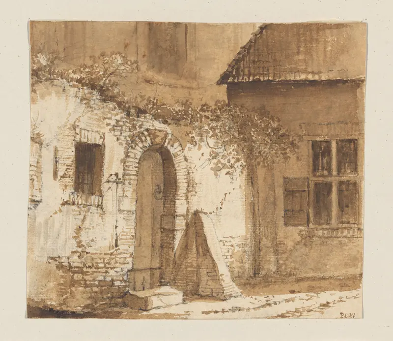 Binnenplaats Wall Art by George Pieter Westenberg - High-Resolution Digital Print