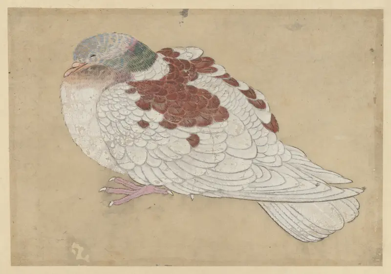 Bird Wall Art by Ogawa Haritsu (Ritsuō) - High-Resolution Digital Print