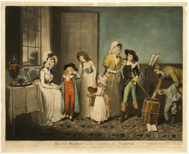 Black Monday, or the Departure for School