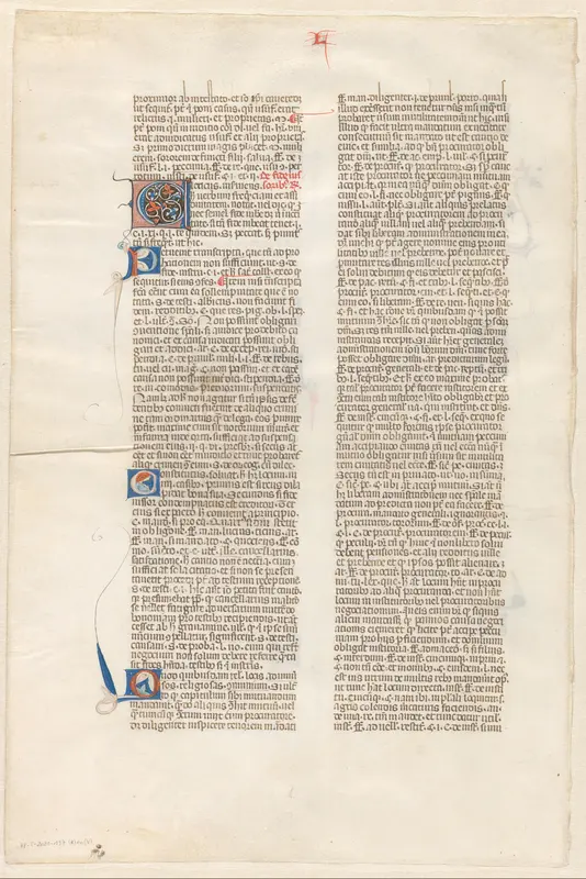 Blad uit Gregorius IX, Decretales Wall Art by Unknown - High-Resolution Digital Print