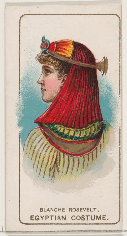 Blanche Rosevelt in Egyptian Costume, from the set Actors and Actresses, Second Series (N71) for Duke brand cigarettes Wall Art by W. Duke, Sons & Co. - High-Resolution Digital Print