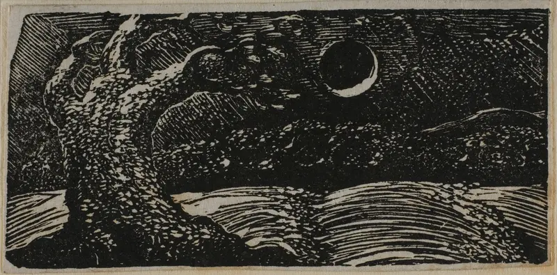 Blasted Tree and Flattened Crops, from The Pastorals of Virgil Wall Art by William Blake - High-Resolution Digital Print
