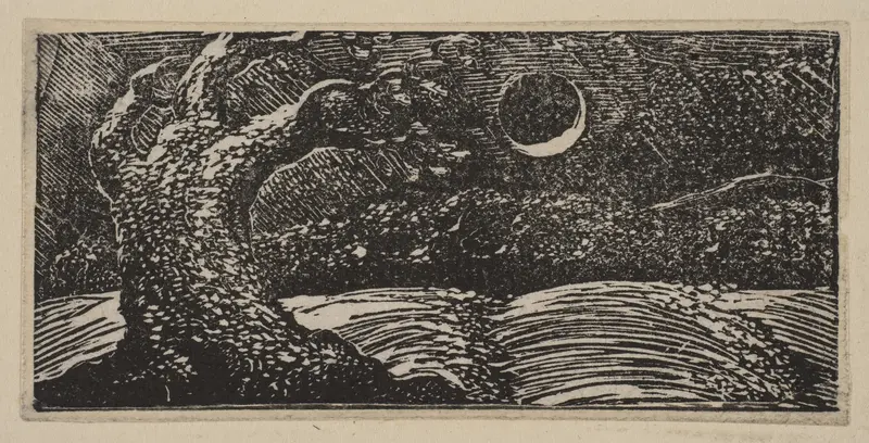 Blasted Trees and Flattened Crops, from Thornton's "Pastorals of Virgil" Wall Art by William Blake - High-Resolution Digital Print