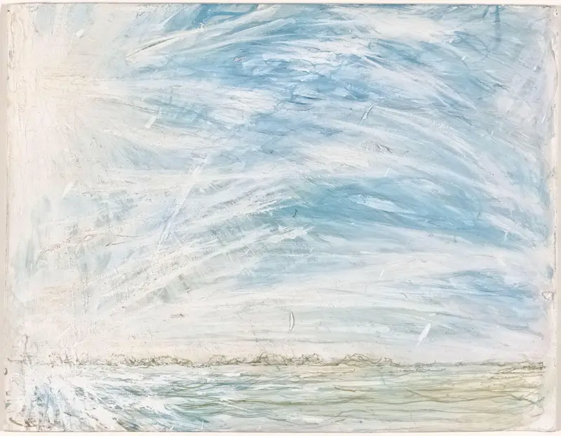 Blauwe lucht Wall Art by Willem den Ouden - High-Resolution Digital Print