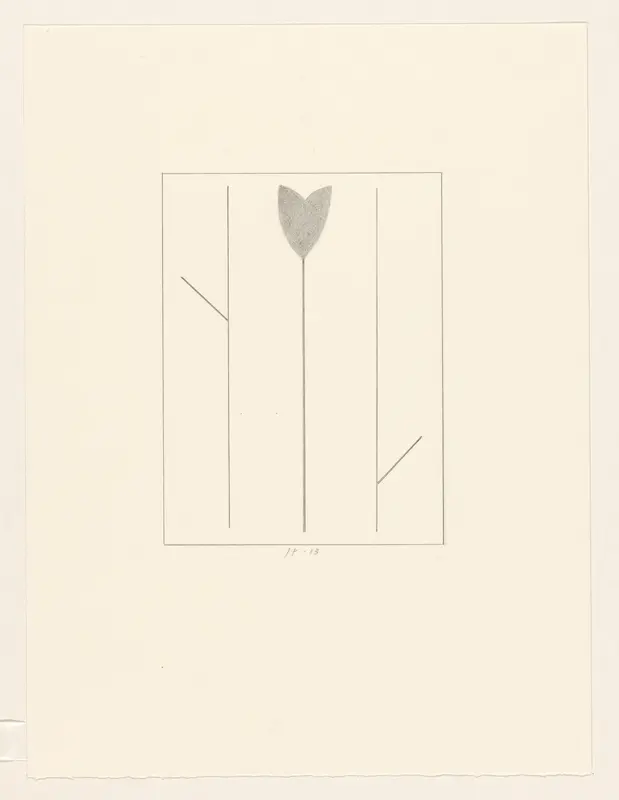 Bloem en tak Wall Art by Jan Roeland - High-Resolution Digital Print