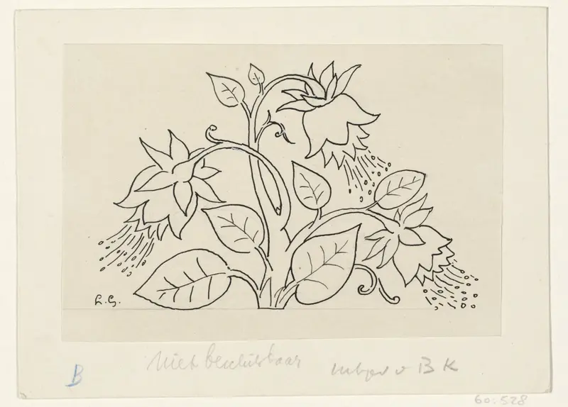 Bloemenstruik Wall Art by Unknown - High-Resolution Digital Print