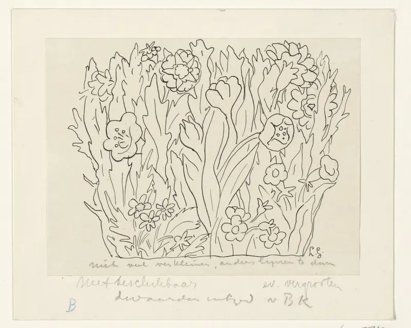 Bloemenveld Wall Art by Unknown - High-Resolution Digital Print