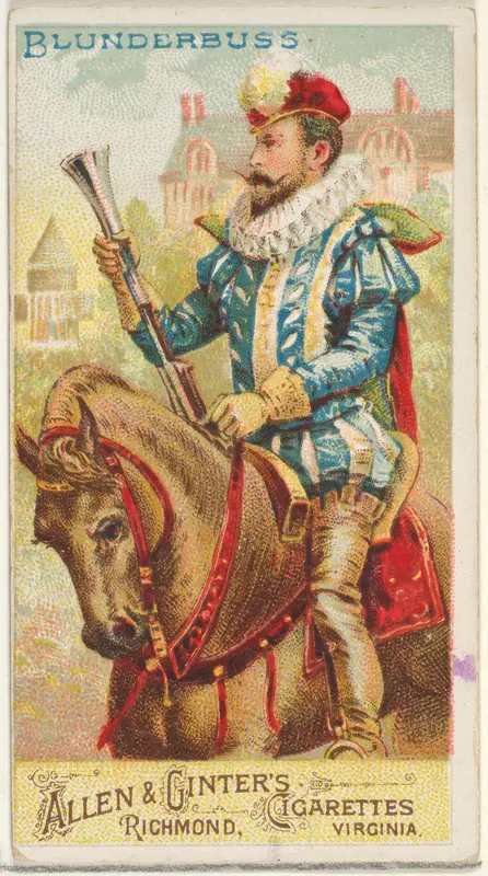 Blunderbuss, from the Arms of All Nations series (N3) for Allen & Ginter Cigarettes Brands Wall Art by Allen & Ginter - High-Resolution Digital Print