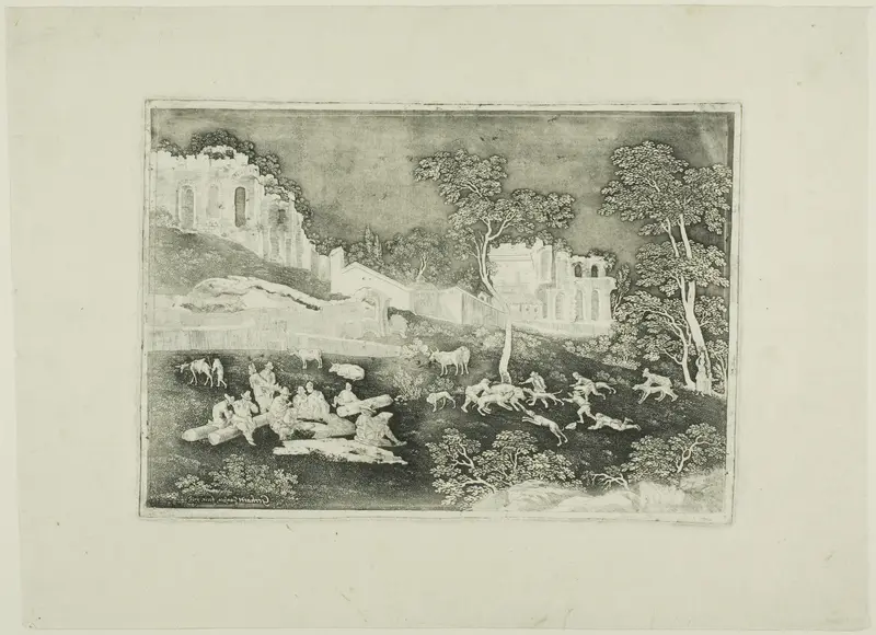 Boar Hunt Wall Art by Gerhard Janssen - High-Resolution Digital Print
