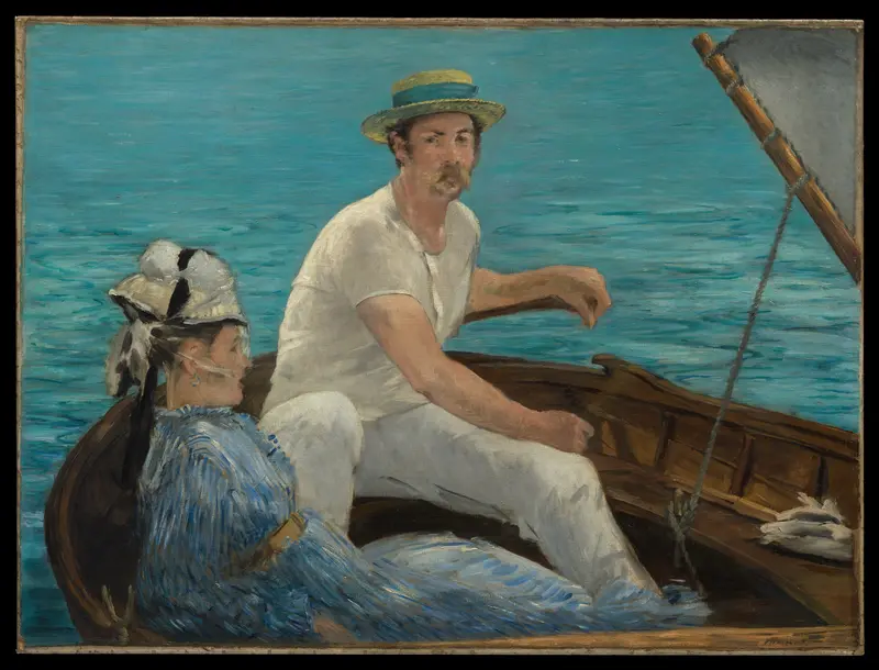 Boating Wall Art by Edouard Manet - High-Resolution Digital Print