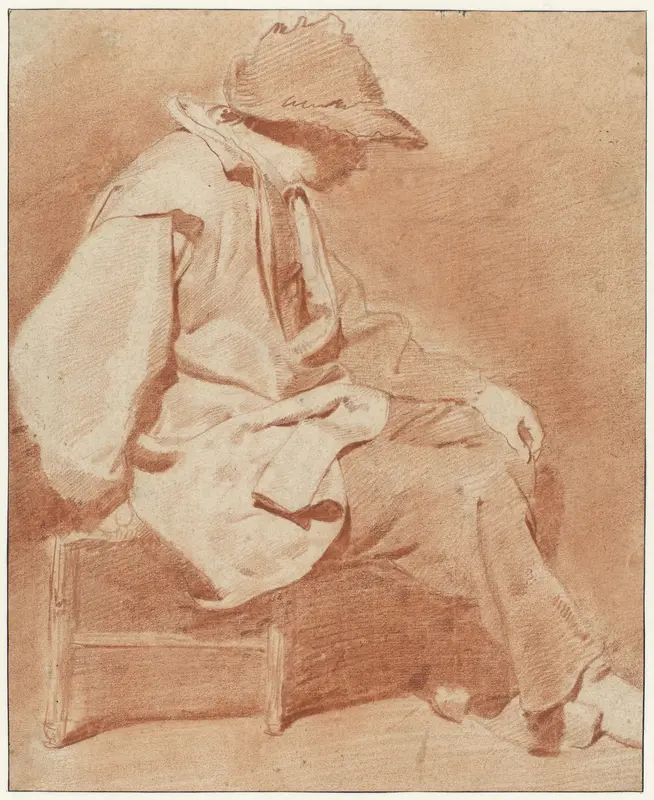 Boer met breedgerande muts Wall Art by Cornelis Pietersz. Bega - High-Resolution Digital Print
