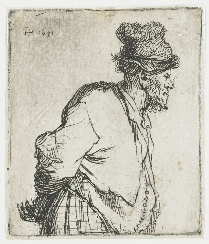 Boer met zijn handen op de rug Wall Art by Unknown - High-Resolution Digital Print