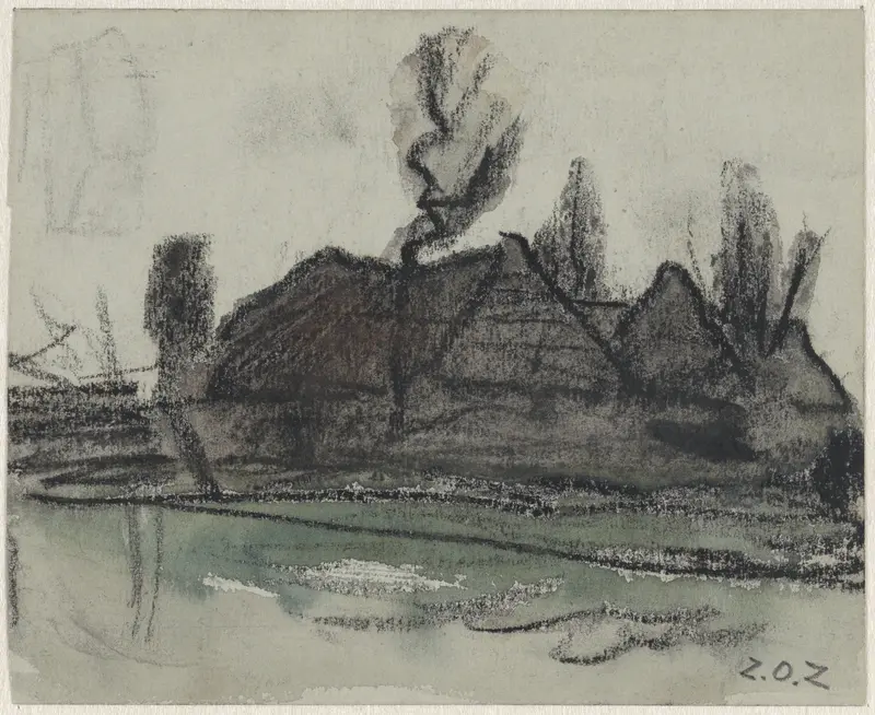 Boerderij Wall Art by Adolf le Comte - High-Resolution Digital Print