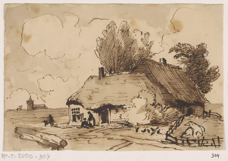 Boerderij Wall Art by Johannes Tavenraat - High-Resolution Digital Print