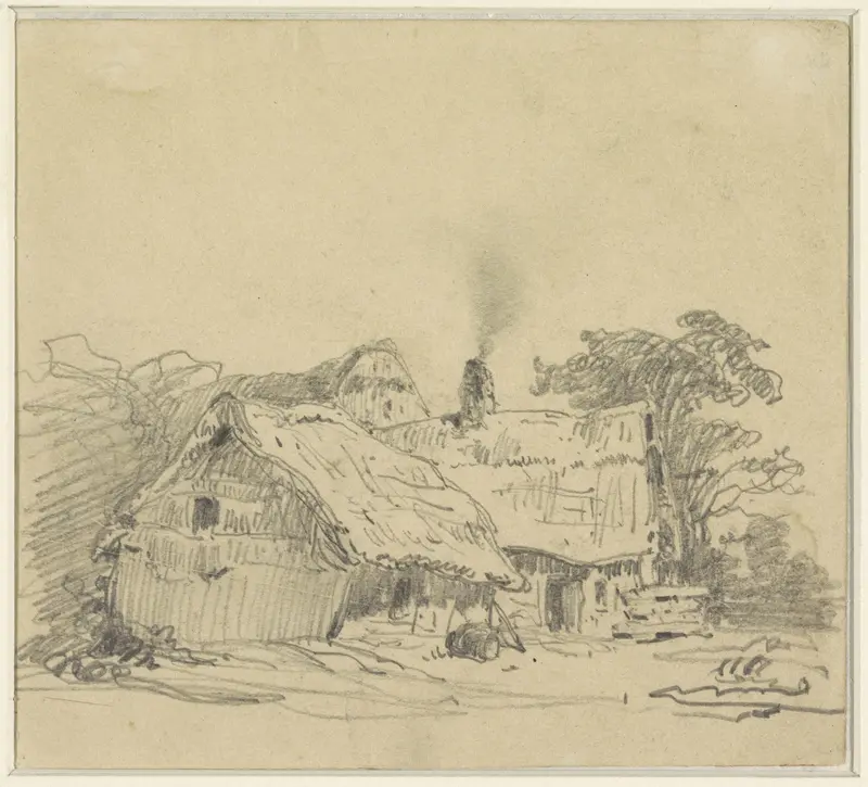 Boerderij Wall Art by Eugène François de Block - High-Resolution Digital Print