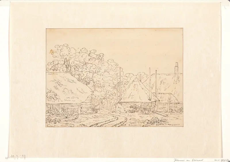 Boerderij aan een landweg Wall Art by Johannes van Lexmond - High-Resolution Digital Print